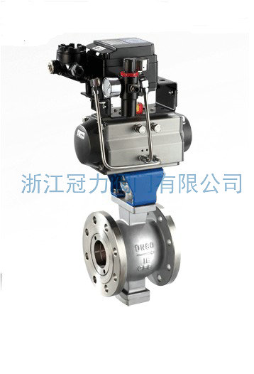 V型球閥：零部件少，使用操作方便！