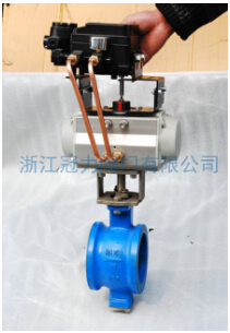 氣動V型調(diào)節(jié)球閥的兩種動作原理？